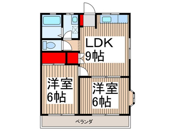 アルプスシティⅠの物件間取画像